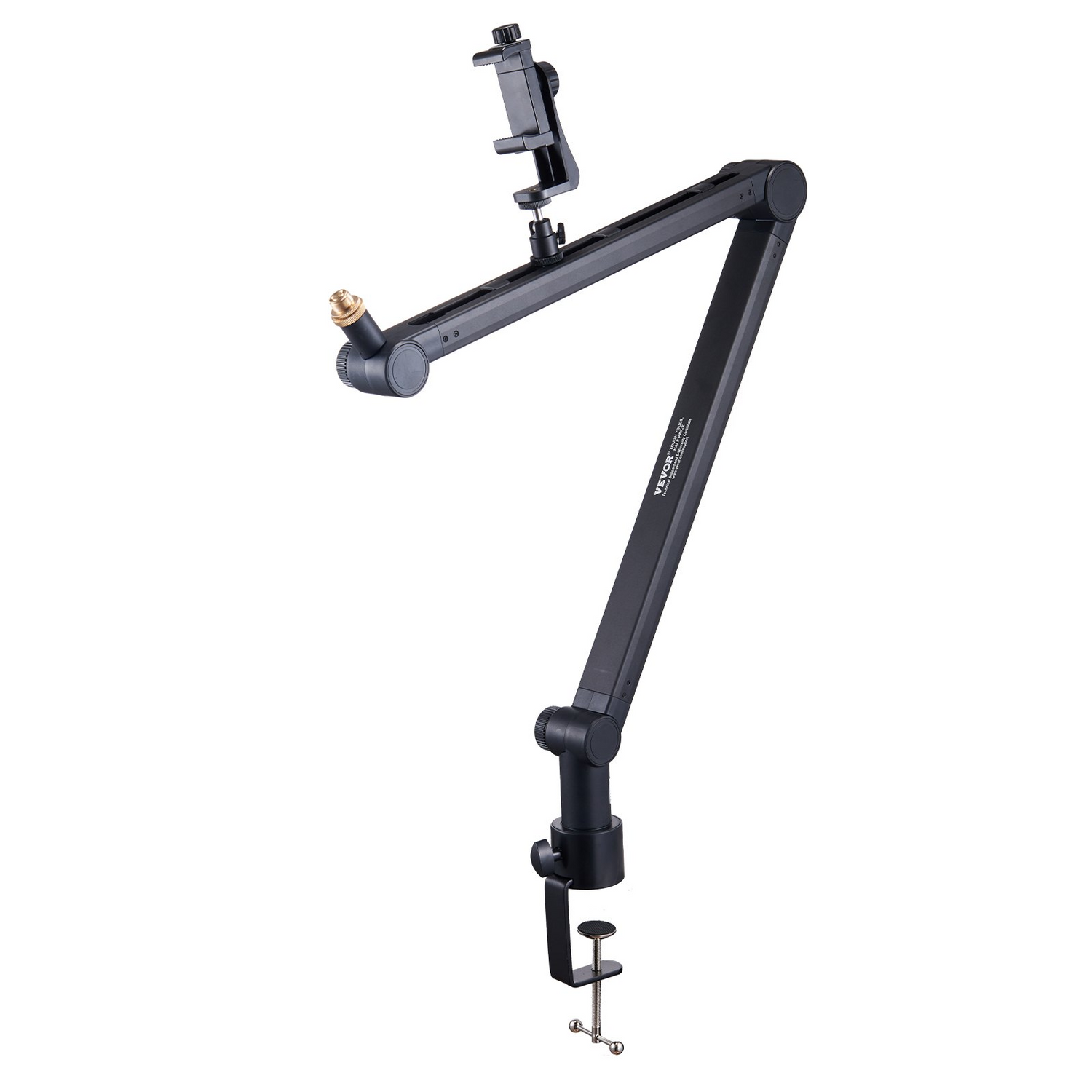 Start2Finish VEVOR microphone boom arm with desk mount, 360° rotatable adjustable mic stand for Blue Yeti, Shure, HyperX, Audio-Technica