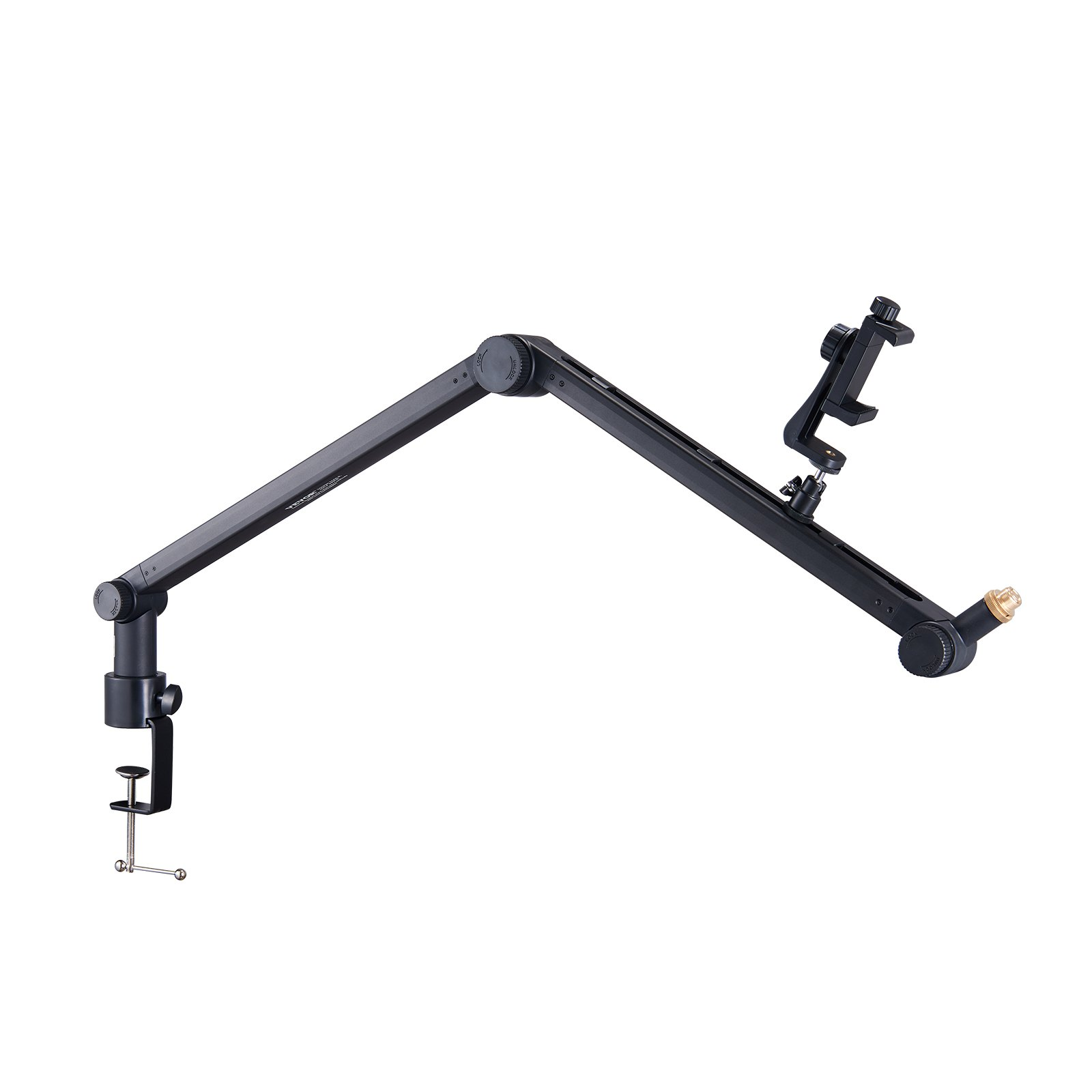 Start2Finish VEVOR microphone boom arm with desk mount, 360° rotatable, adjustable mic stand for Blue Yeti, HyperX, Shure, Audio-Technica