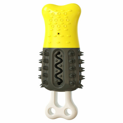 Maroon Asteria summer cooling pet chew toy designed for cleaning teeth and providing cooling comfort for dogs.