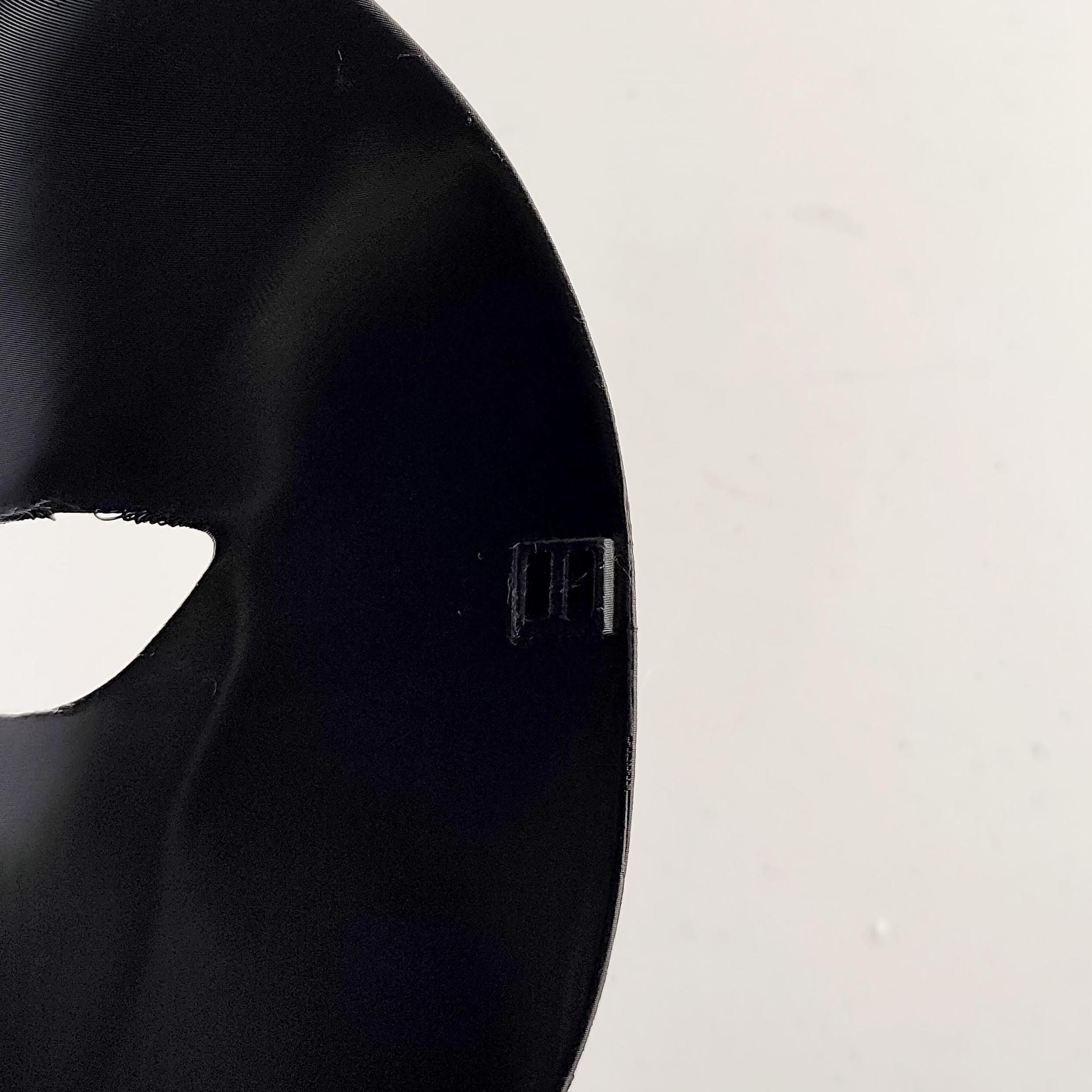 Start2Finish faceless Phantom horror mask featuring a 3D printed stealth assassin design for cosplay and Halloween costumes.