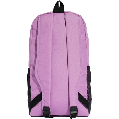 Start2Finish Adidas Essentials Linear IZ1902 backpack with adjustable straps, multiple compartments, and sleek black design.