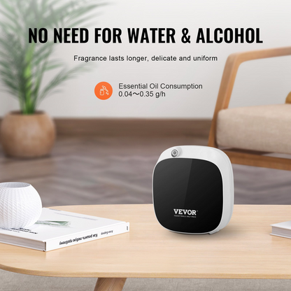 Start2Finish VEVOR scent air machine with Bluetooth, 100ml essential oil diffuser, cold air technology for home and spa use