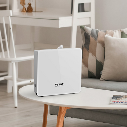 Start2Finish VEVOR scent air diffuser with Bluetooth, 480ml capacity, waterless cold air technology for home and spa aromatherapy.