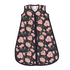Baby sleeping peacefully in a Peonies Bamboo Sleep Sack by Start2Finish, showcasing soft, breathable fabric and secure fit.