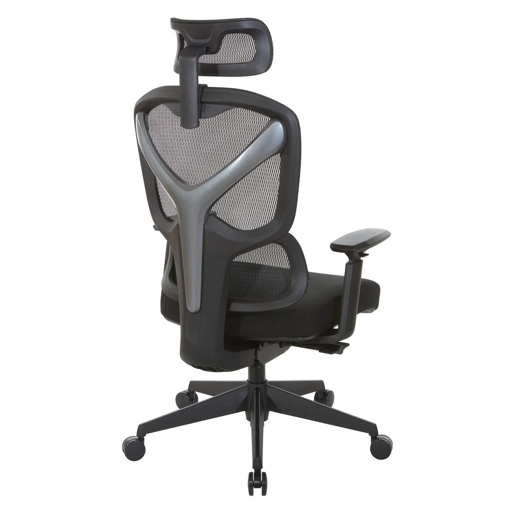 Start2Finish mesh back manager’s chair with headrest, ergonomic office seating with adjustable features and supportive design.