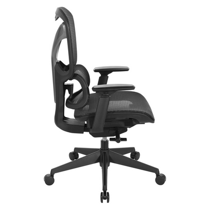 Start2Finish mesh back manager’s chair with ergonomic design and adjustable features, ideal for office or workspace.