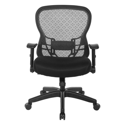 Deluxe R2 SpaceGrid Back chair by Start2Finish with ergonomic space grid backrest and adjustable armrests, modern office furniture