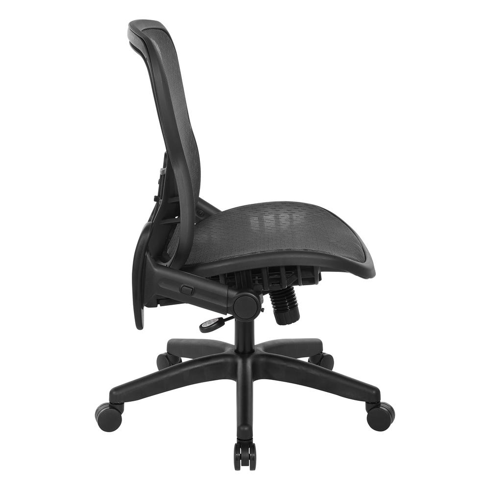 Start2Finish Deluxe R2 SpaceGrid Back ergonomic office chair with adjustable armrests and mesh seat for comfort and support.