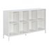 Start2Finish Ace 8 Cube Bookcase with storage compartments, showcasing a modern black wooden design with multiple cube sections.