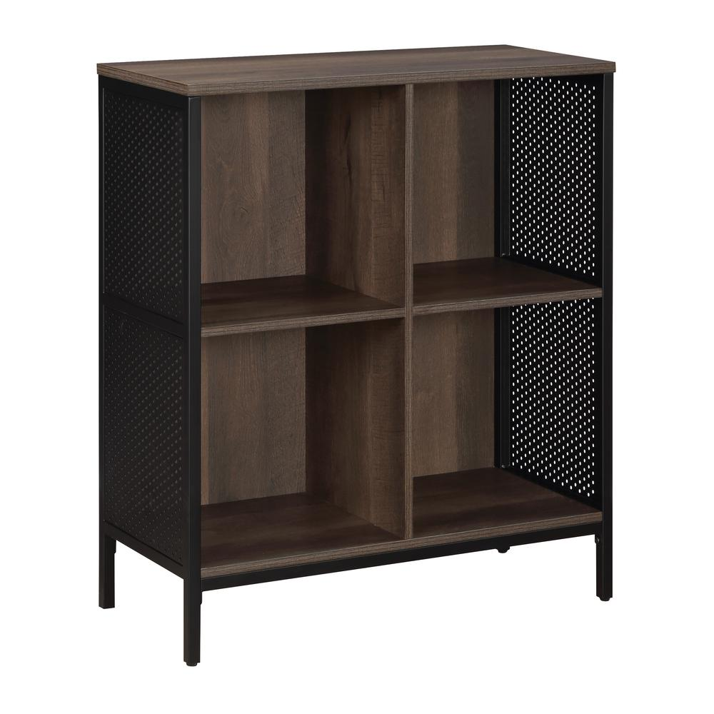 Start2Finish Ace 4 Cube Storage Bookcase with open shelves, wooden finish, and versatile design for organizing books and decor.