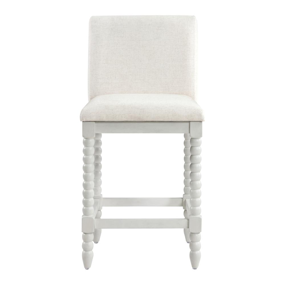 Start2Finish Kaylee 26-inch spindle counter stool with wooden seat and metal frame, showcasing a stylish furniture design.