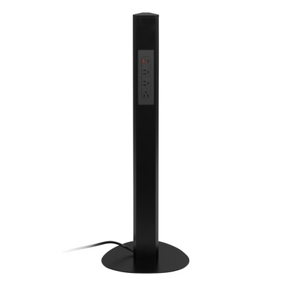 Start2Finish Power Anywhere Station-3AC and USB electronics charging station with multiple outlets and USB port.