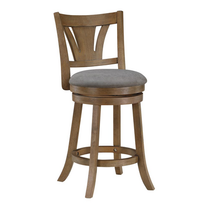 Start2Finish Miller counter stool with wooden seat and metal frame, suitable for kitchen or bar area.