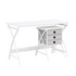Start2Finish Olympic 48-inch desk with a spacious wooden surface and sturdy metal legs, ideal for home or office workspace.