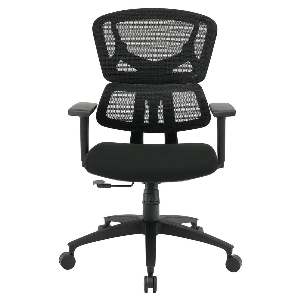 Start2Finish mesh back manager’s chair with ergonomic design, adjustable armrests, and supportive mesh upholstery.
