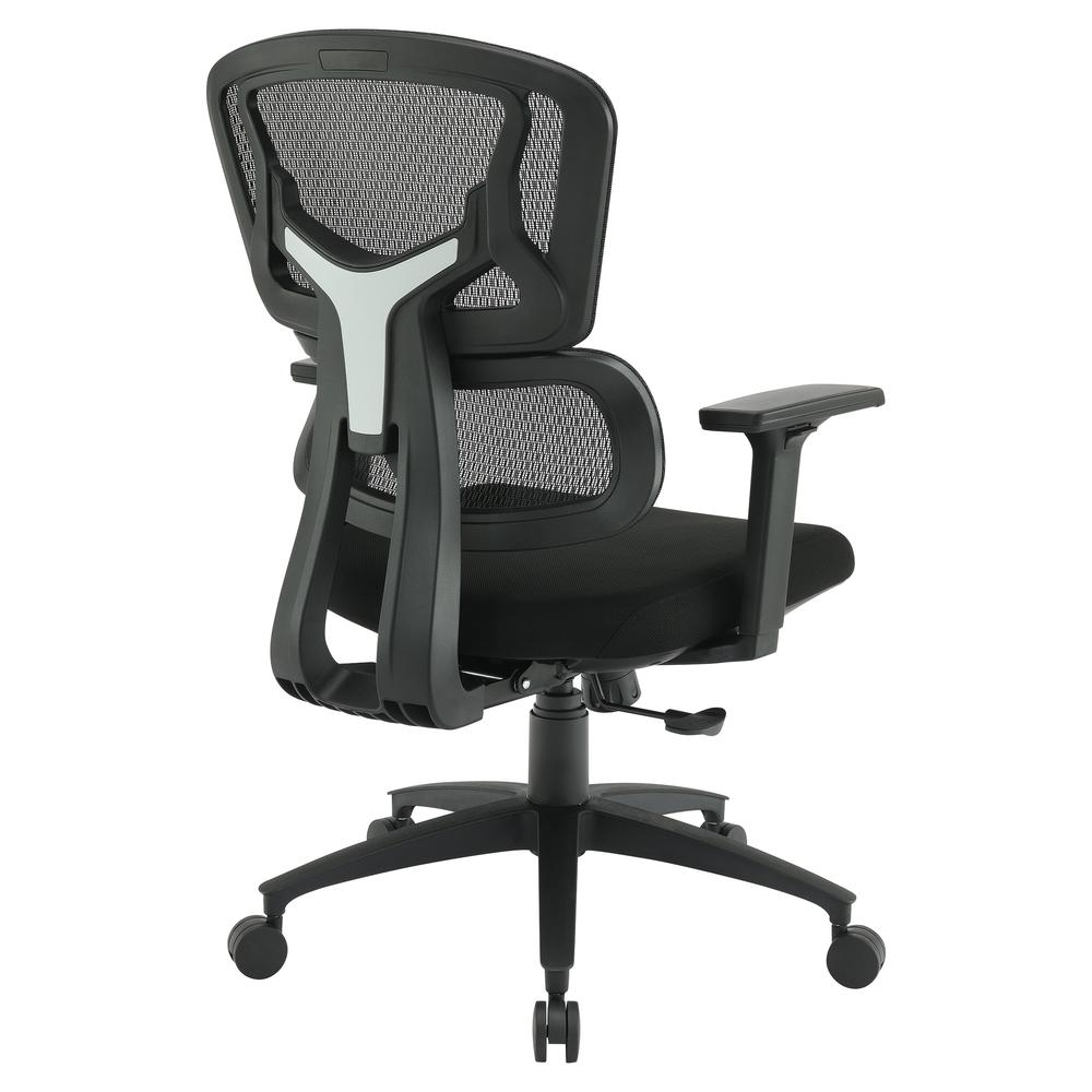 Start2Finish mesh back manager’s chair with ergonomic design and adjustable height, featuring a breathable mesh seat and backrest.