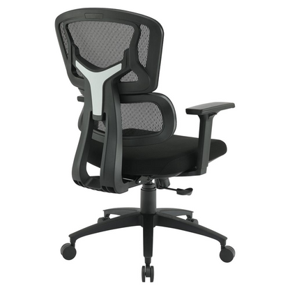 Start2Finish mesh back manager’s chair with ergonomic design and adjustable height, featuring a breathable mesh seat and backrest.