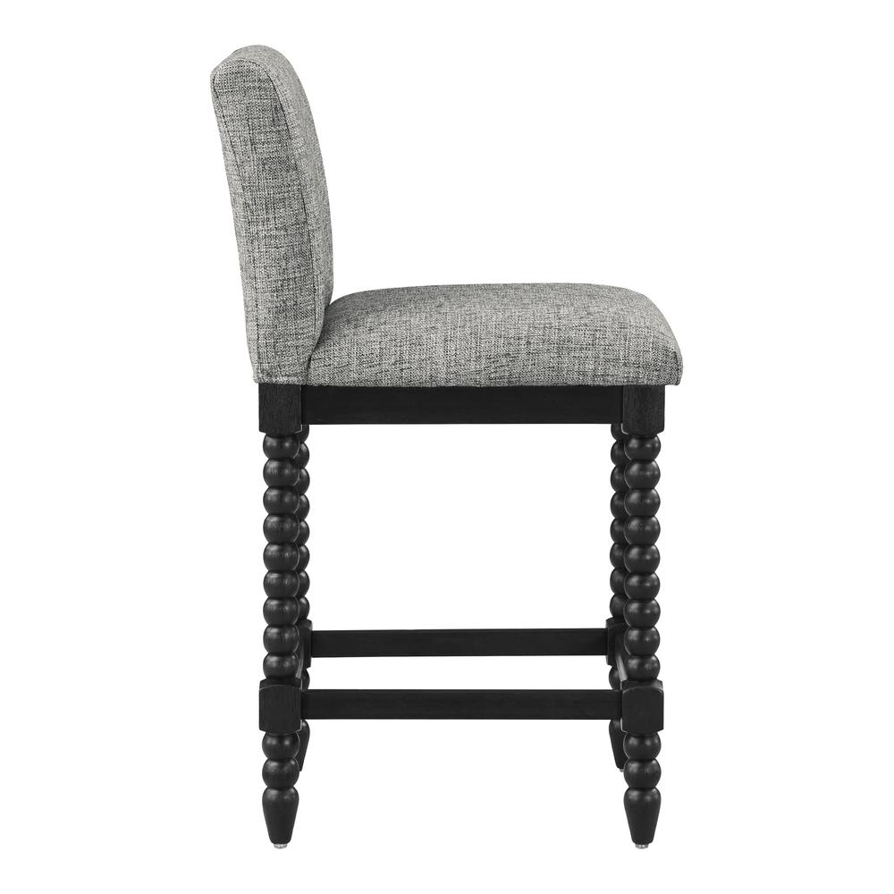 Start2Finish Eliza 26-inch spindle counter stool with wooden seat and spindle backrest, showcasing its classic furniture design.