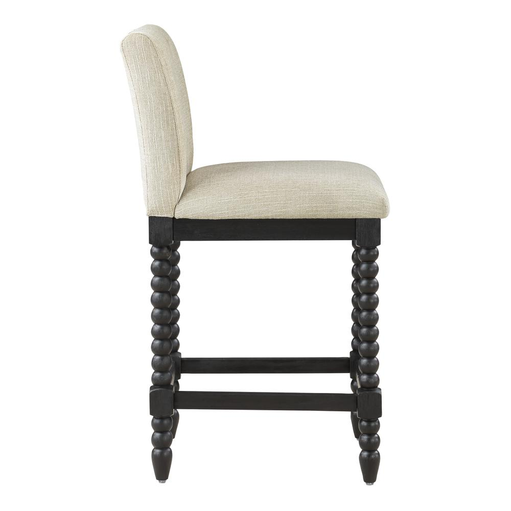 Start2Finish Eliza 26-inch spindle counter stool with wooden seat and spindle back design, ideal for kitchen or bar areas.