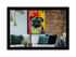 Framed print of a cute pug dog for home decor by Start2Finish, showcasing a charming pug portrait in a stylish frame.