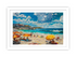 Framed print of Bondi Beach with sandy shoreline and waves, perfect for home decor by Start2Finish.