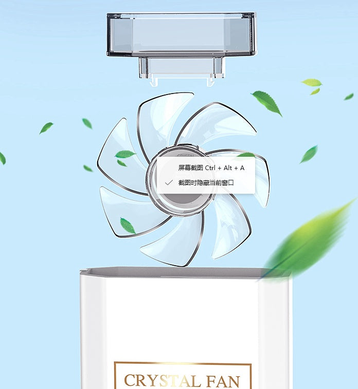 Carmine Juneberry portable perfume fan with USB rechargeable bodycare diffuser, showing sleek design and fragrance mist in use