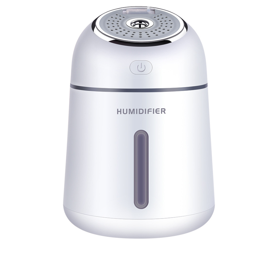 Maroon Asteria high-quality fashion USB household humidifier on a white surface, designed for home improvement.