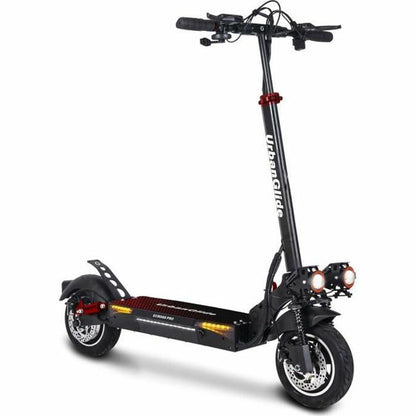 Electric scooter Urbanglide Ecross Pro 10 all-terrain black, featuring sturdy design and large wheels for outdoor riding.