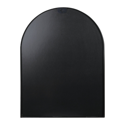 Large arched metal frame wall mirror by Start2Finish, ideal for bathroom vanity, bedroom, or entryway decor.