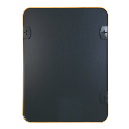 Start2Finish rectangular metal frame wall mirror with sleek design, suitable for bathroom vanity, bedroom, or entryway decor.