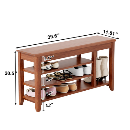 Rotating full-length walnut wood mirror with coat rack and storage, adjustable sizes for bedroom, entryway, and dressing areas.