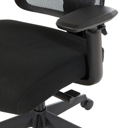 Start2Finish mesh back manager’s chair with headrest, ergonomic office chair featuring breathable mesh and adjustable head support.