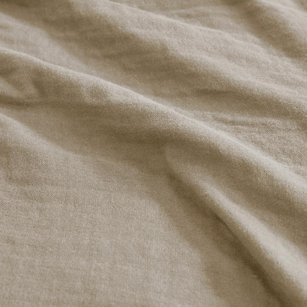 Lightweight tan cotton gauze blanket by Start2Finish, soft and breathable 100% cotton fabric perfect for cozy comfort.