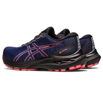 Start2Finish Asics GT 2000 11 GTX W athletic shoes, black and gray waterproof running footwear for women.