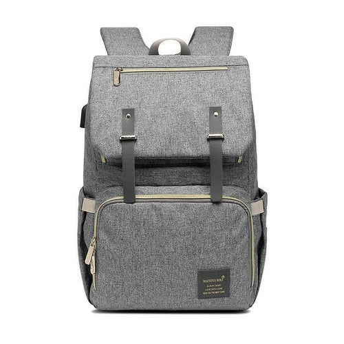 Maroon Asteria high-quality Oxford mummy backpack with multiple compartments, stylish and durable for everyday use.