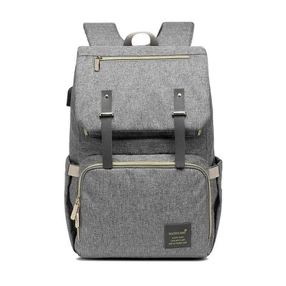 Maroon Asteria high-quality Oxford mummy backpack with multiple compartments, stylish and durable for everyday use.