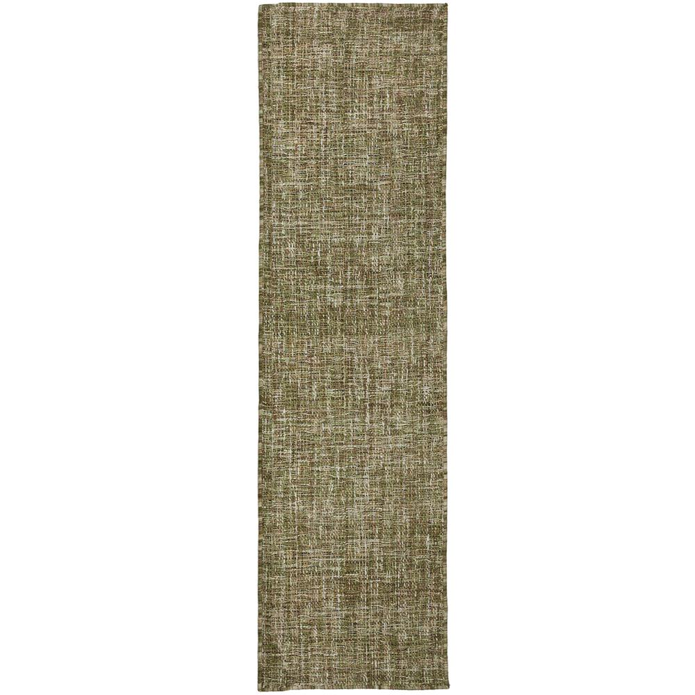 Start2Finish Abruzzo AZ1 green rug showing detailed pattern and vibrant color, measuring 2&