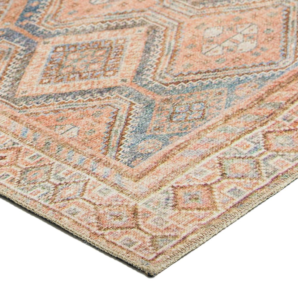 Start2Finish Kars KA2 Clay 8x10 rug with earthy tones and intricate patterns, perfect for living rooms and bedrooms.