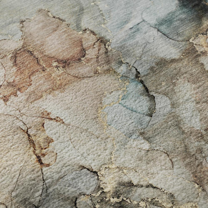 Luxury washable Odyssey OY12 tan 9x12 rug by Start2Finish, showing close-up of soft, textured fabric with subtle tan color.