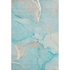 Luxury washable Odyssey OY7 teal rug, 3x5 feet, with intricate pattern and soft texture, from Start2Finish.