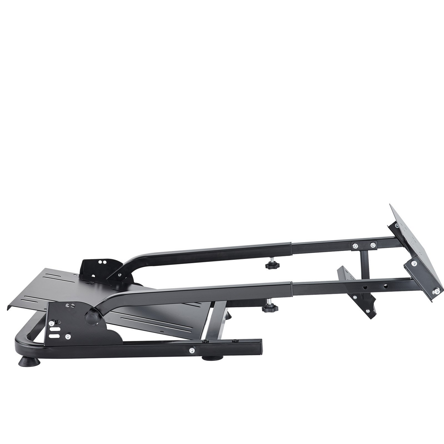 Start2Finish VEVOR G920 racing steering wheel stand with shifter mount for Logitech G27, G25, G29 gaming wheel and pedal setup.