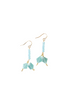 Start2Finish Del Mar Earrings in chalcedony featuring silver hooks and smooth, rounded chalcedony stones.