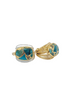 Start2Finish Torrey ring featuring teal Mojave copper in a stylish jewelry design with intricate detailing.