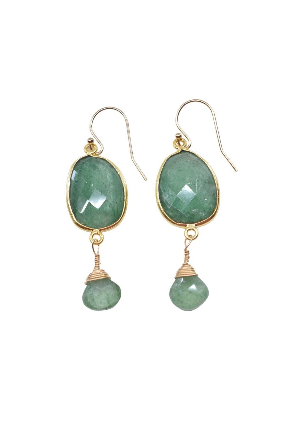 Victoria Ojai Earring in Strawberry Quartz by Start2Finish featuring a sparkling pink quartz gemstone in a stylish jewelry design