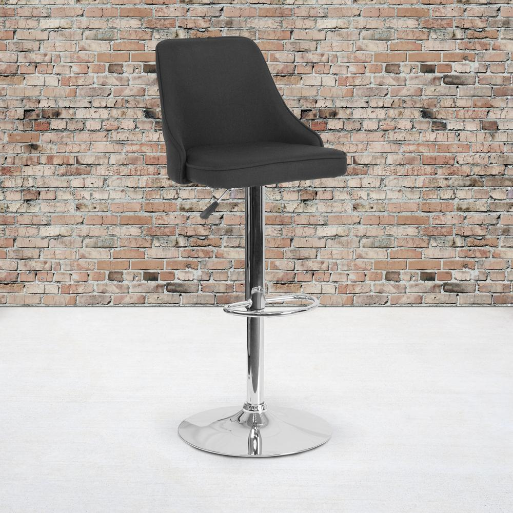 Contemporary style Start2Finish stool with a sleek design, featuring a cushioned seat and modern wooden legs.