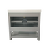 Contemporary 30-inch bathroom vanity with integrated sink from Start2Finish, featuring modern design and ample storage space.