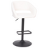 Contemporary adjustable swivel bar stool by Start2Finish with a sleek design, cushioned seat, and metal base for modern bar or kitchen use.
