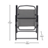 Set of 2 Start2Finish contemporary sling-style patio chairs with armrests, featuring sleek design and comfortable seating.