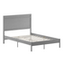 Modern king size wooden platform bed with headboard from Start2Finish, featuring a sleek design and sturdy construction.