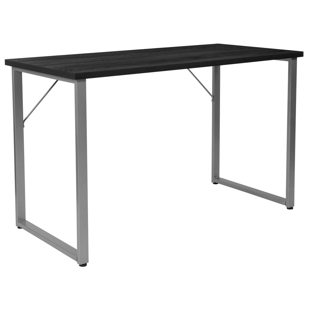 Start2Finish contemporary style computer desk with sleek wood finish and spacious workspace for home or office use.